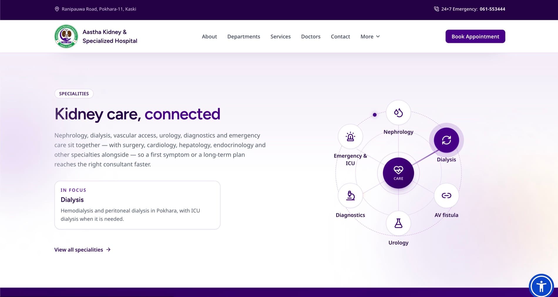 Hospital Website + Management System